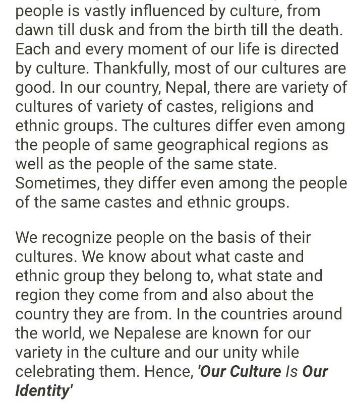 Essay about our culture,our identity​-example-2