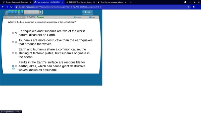 PLZ HURY Read the text about earthquakes and tsunamis. On what should we blame earthquakes-example-1