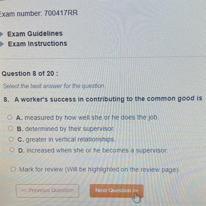 A worker success is contributing to the common good….-example-1