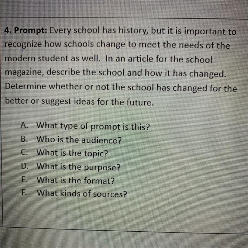 4. Prompt: Every school has history, but it is important to recognize how schools-example-1