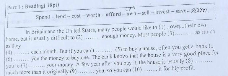 Can someone help me with number 2, 3 and 4 ? I’m confusing with earn, spend and save-example-1