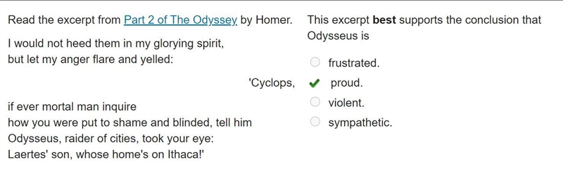 This excerpt best supports the conclusion that Odysseus is-example-1