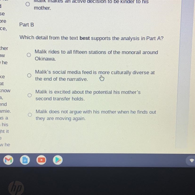 35 points !!!! Part B Which detail from the text best supports the analysis in Part-example-1