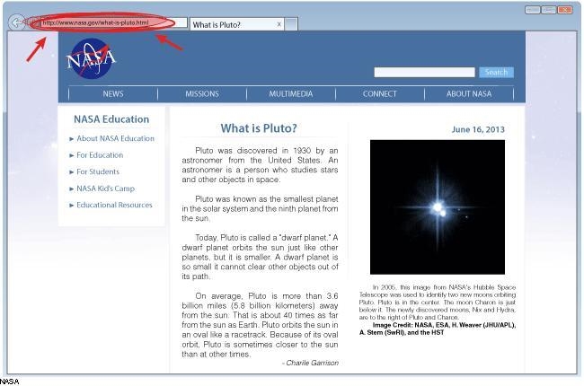 Do you agree with Joe Shmoe's determination that "What is Pluto" is a credible-example-1