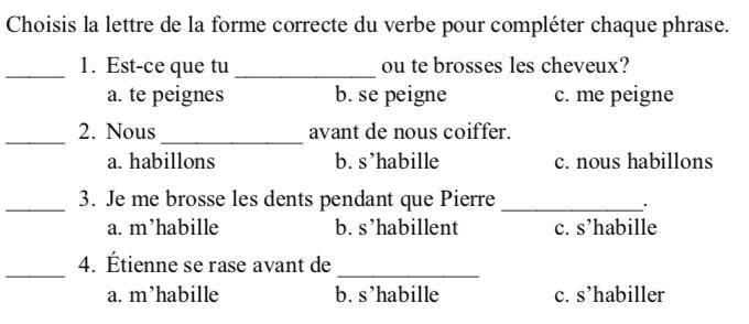 Please answer these 4 questions! It's on verbs!-example-1