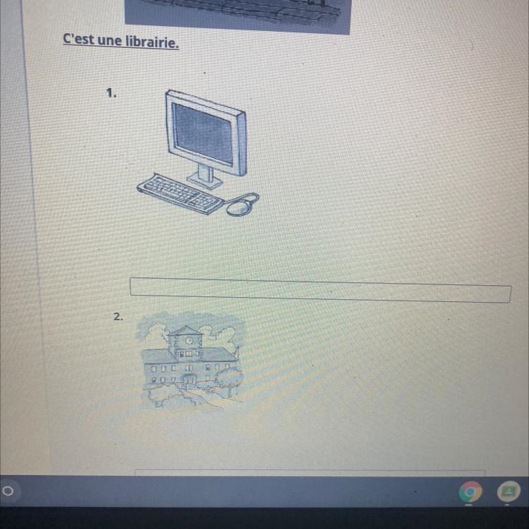 Identify each illustration using C'est or Ce sont. Follow the model.-example-1