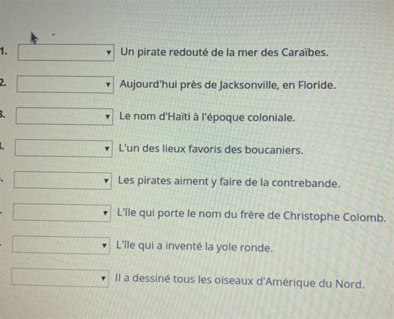 French help!! - Fort Caroline - J.J. Audubon - Jean Bart - Martinique - Pointe-Noire-example-1