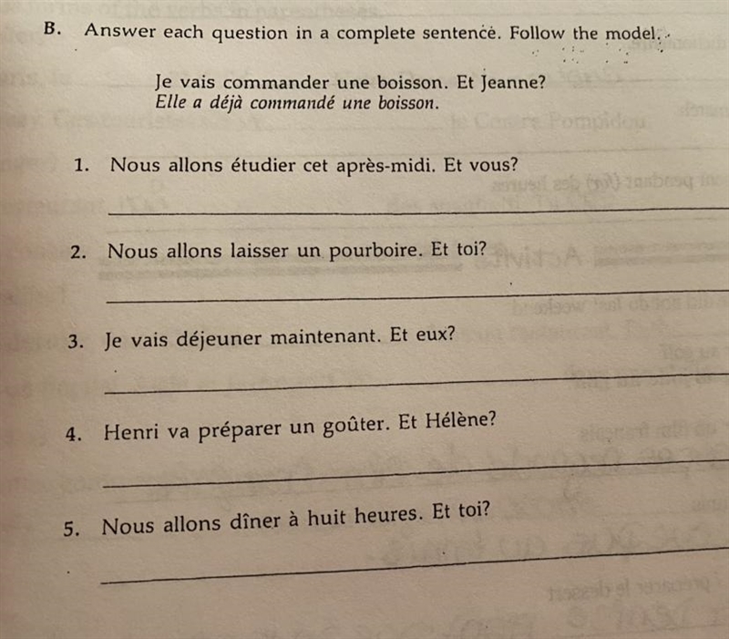 Answer each question in a complete sentence. Follow the model.-example-1