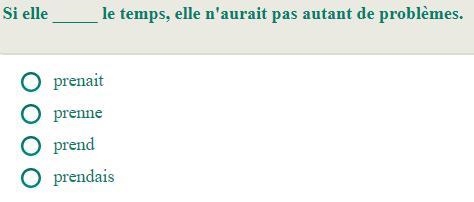 Choisis la meilleure conjugaison pour completer la phrase suivante.-example-2