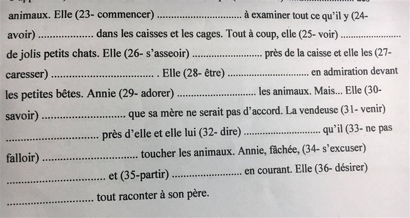 French Documents! Passé composé ou Imparfait?-example-1