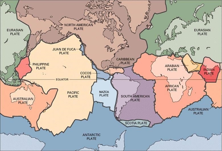 Which of these places are close to a plate boundary? A california B New york C Britain-example-1