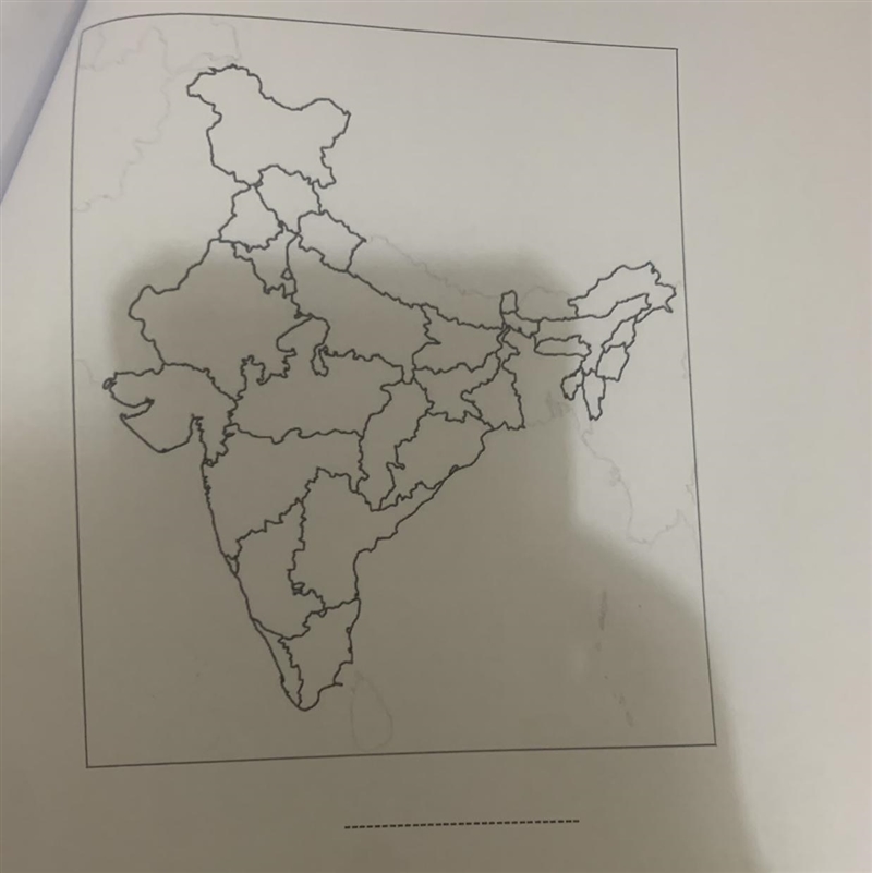 Section E: Map Skill (2 Marks) On an outline Map of India show the following iron-example-1