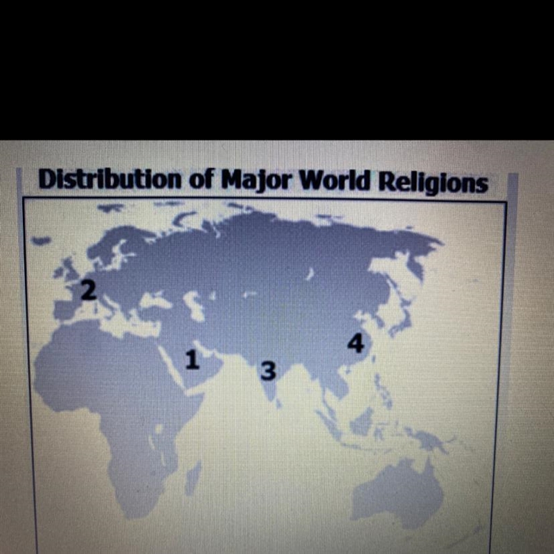 Which religion is most prevalent within the americas? A.Sikhism B.Hinduism C.Islam-example-1