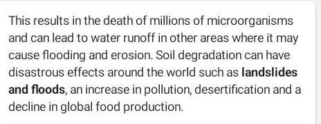 What are the consequences of soil mismanagement. Explain-example-1