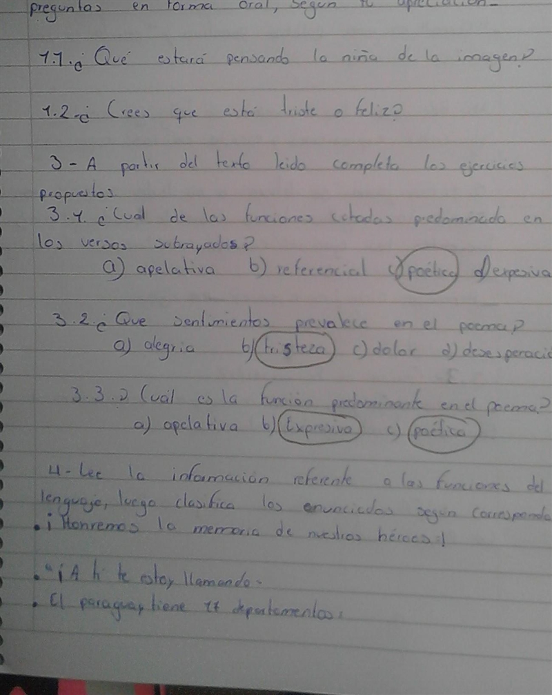 lee la información referente a las funciones del lenguaje Luengo clasifica los enunciados-example-1