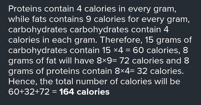 One cup of chocolate milk contains 15 grams of carbohydrates, 8 grams of fat, and-example-1