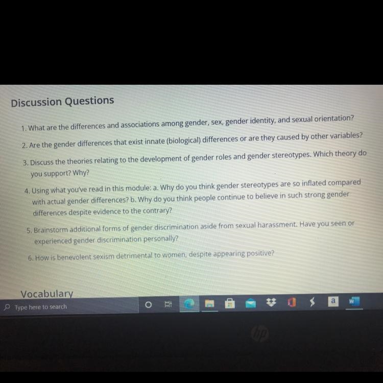 What are the differences and associations among gender sex gender identity and sexual-example-1