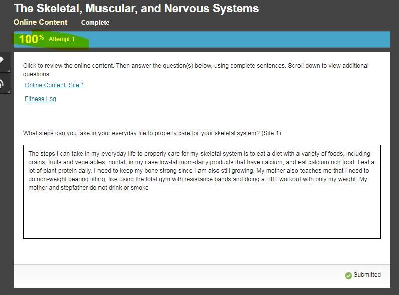 The Skeletal, Muscular, and Nervous Systems Online Content Active Click to review-example-2