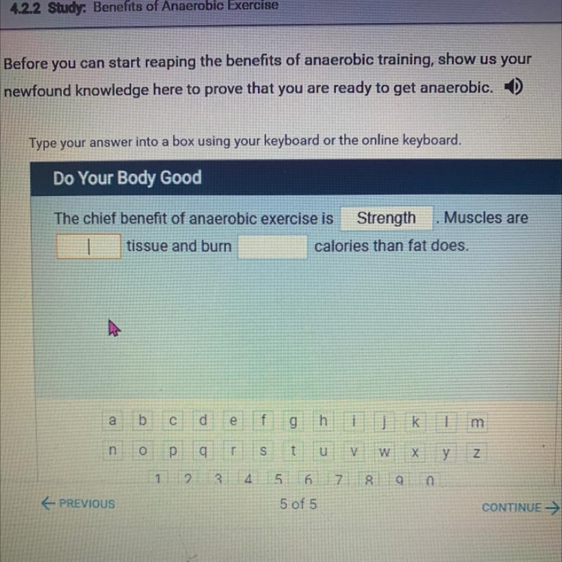 Muscles are______tissue and burn______calories than fat does.-example-1