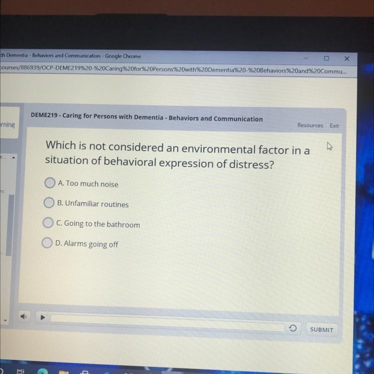 Å Which is not considered an environmental factor in a situation of behavioral expression-example-1