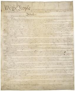 The document shown gives power to the three branches of government in the United States-example-1