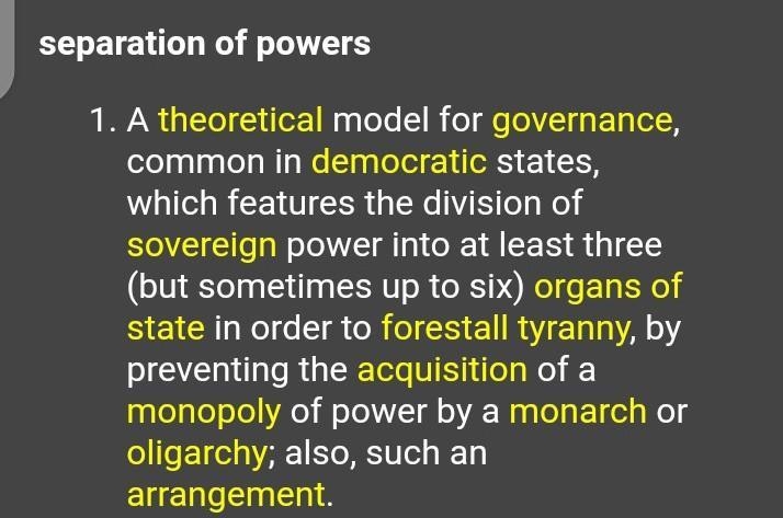 The sharing of power between national and state governments Bill of Rights the power-example-4