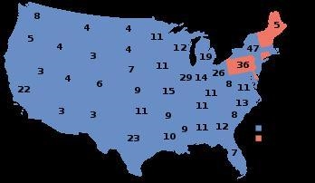 How many states voted for the Republican candidate in the 1932 presidential election-example-1