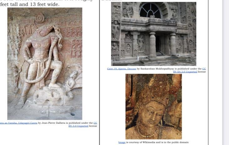 What do you notice about the visual arts in the pictures above?-example-1