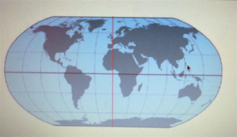 The lines running east and west on this map represent of A. longitude . b latitude-example-1