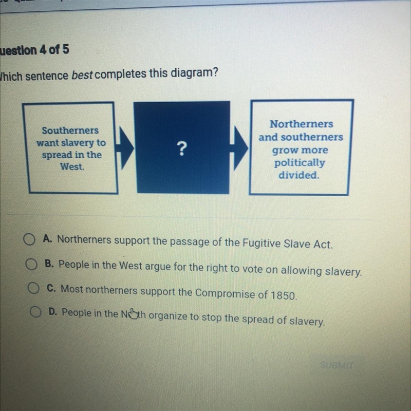 Which sentence best completes this diagram￼?-example-1