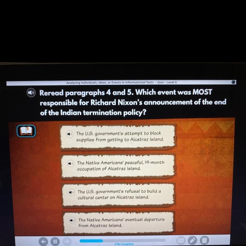 ￼￼Which event was most responsible for Richard Nixon's announcement of the end of-example-1