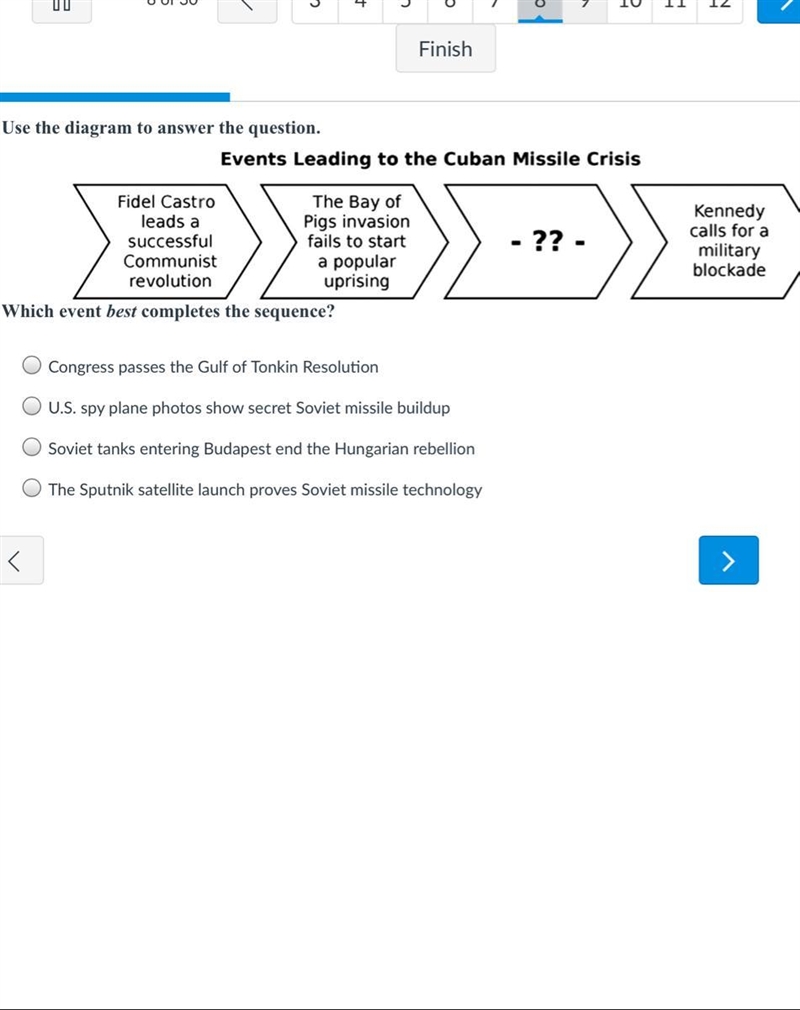 What event best completes the sequence-example-1