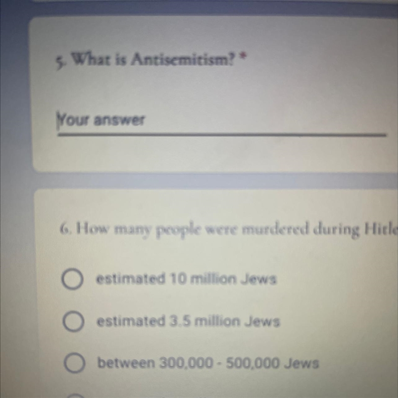 What is antisemittism? Can someone please help me with this ty!!-example-1