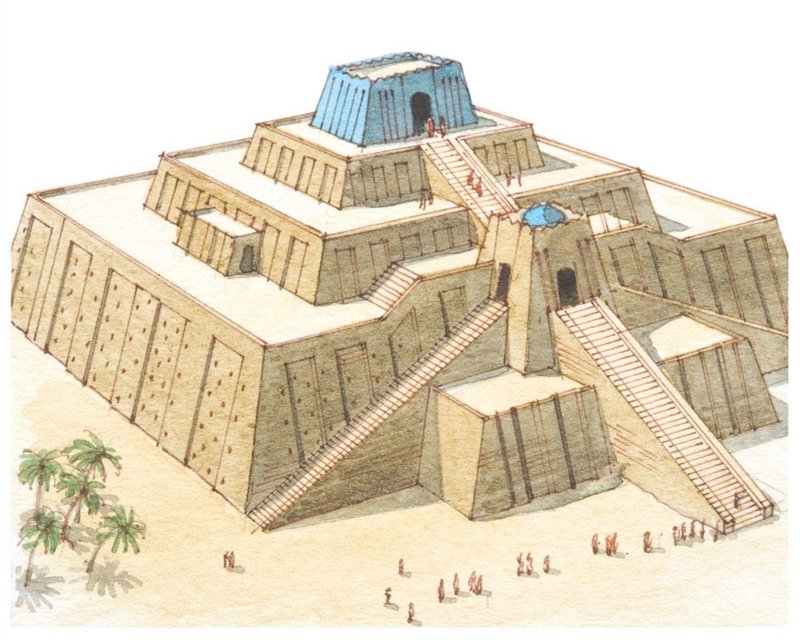 One type of ancient Mesopotamian building was the zigguratWhat are ziggurats?-example-1