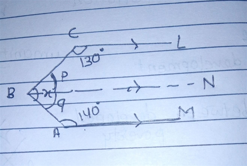 In the given figure, l =11m find angle x pls give the answer correctly​-example-1