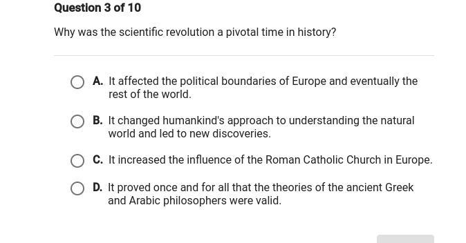 Why was the scientific revolution a pivotal time in history?-example-1