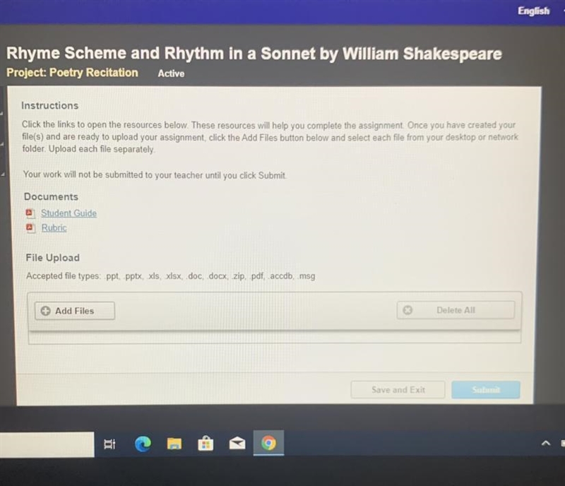 Rhyme Scheme and Rhythm in a Sonnet by William Shakespeare Project: Poetry Recitation-example-1