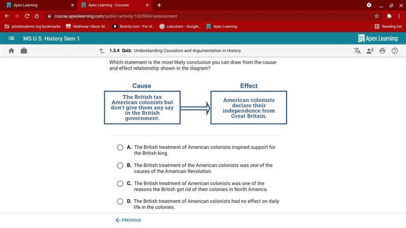 Which statement is the most likely conclusion you can draw from cause-and-effect relationship-example-1