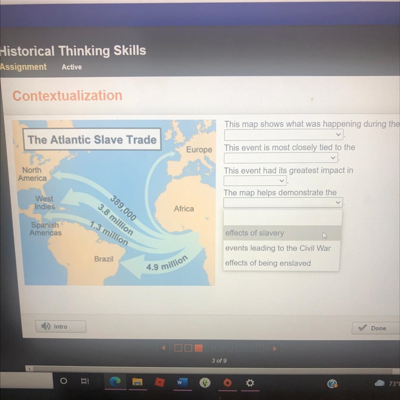 This map shows what was happening during the A. colonial era B. Civil War era C. Second-example-1