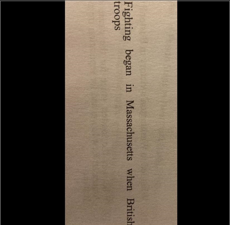 Fighting began in massachusetts when british troops…?-example-1