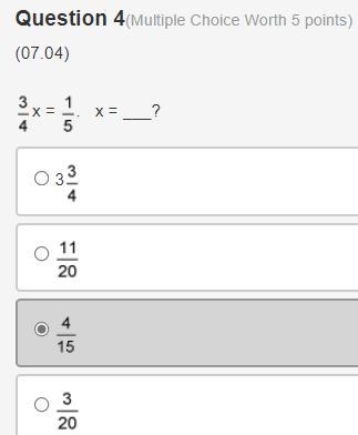 DUE IN LEGIT 5 MINUTESSSSSSSSSSSSSSSSSSSSSSSSSS 1/3 x = 1/5. x = ___?-example-1