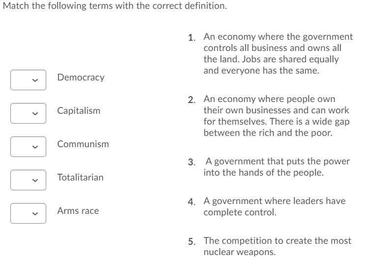 Match the following terms with the correct definition.-example-1