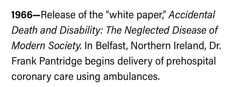 Before the 1970s, what EMS service was provided to the nation?-example-1