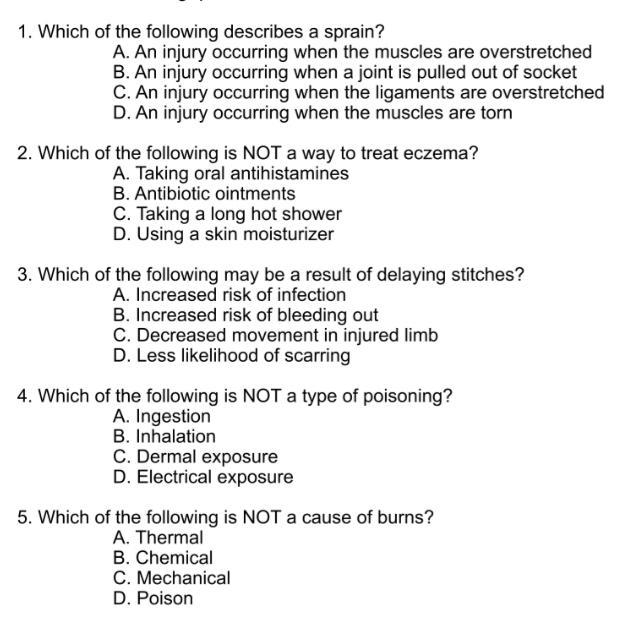 First aid basics - assessment-example-1