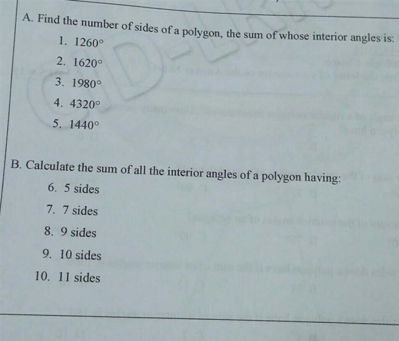 Answer 1-10 all Answers must have Solution ​-example-1