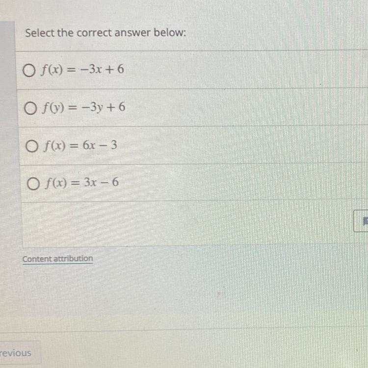 Suppose we have a linear equation relating y and x defined by 3y + 9x = 18, where-example-1