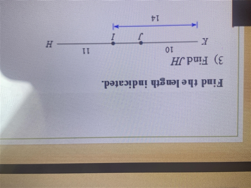 Find the length indicated? Need HELP!!! Will give a lot of point. Show work!!-example-1