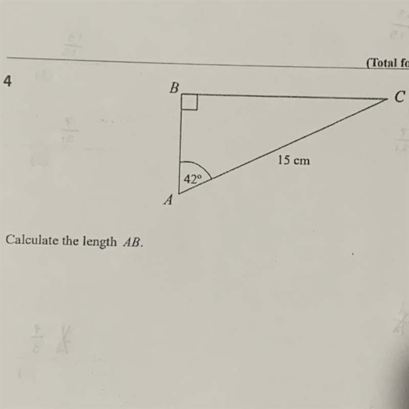 Calculate the length AB-example-1