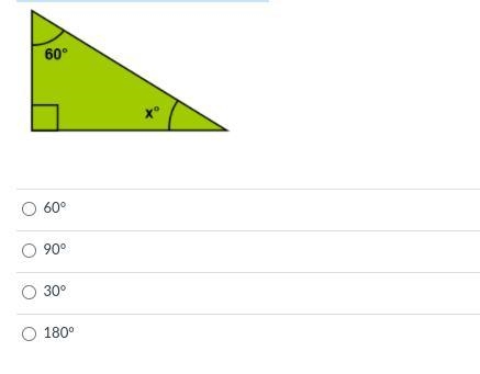 * What is the measure of angle x°?-example-1