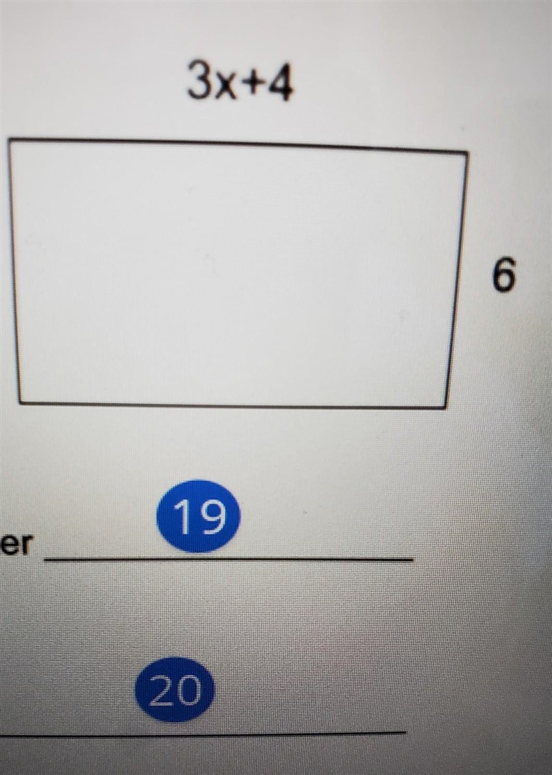 PLEASE HELP!: Find the perimeter and area of the rectangle shown.​-example-1